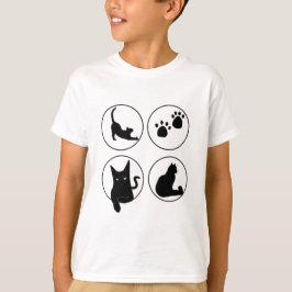 Niedliche Tshirts für die Schwarzkatze
