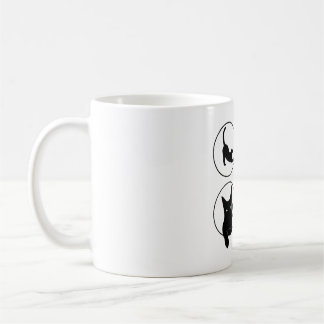 Niedliche Tshirts für die Schwarzkatze Kaffeetasse