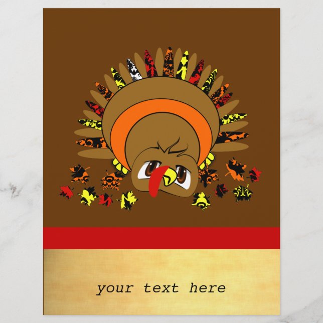 Niedliche Türkei Flyer (Vorne)