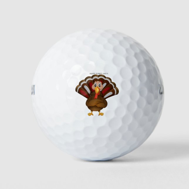 Niedliche Türkei Golfball (Vorderseite)