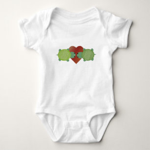 Niedliche Turtle-Liebe Baby Strampler