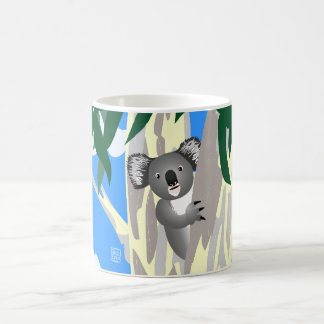 Niedliche u. neugierige Koala Naturescope Tasse