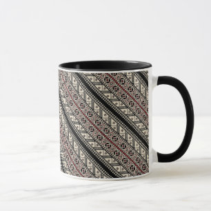Niedliche ukrainische Muster Tasse