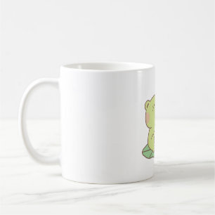 Niedliche umarmte Frösche in Liebe Kaffeetasse