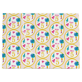 Niedliche Umbrella Girl Große Geschenktüte