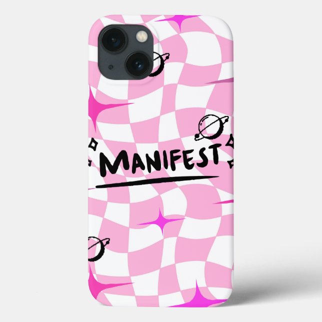 Niedliche und ästhetische Manifest iPhone-Abdeckun Case-Mate iPhone Hülle (Rückseite)