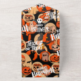 Niedliche und Beängstigende Halloween-Spooky-Ville All In One Einladung