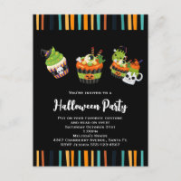 Niedliche und cremefarbene Halloween-Leckereien Ei