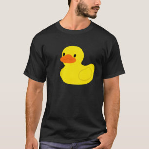Niedliche und einfache Gelbkleber-Duckkörbe T-Shirt