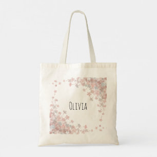 Niedliche und elegante Blume Tragetasche