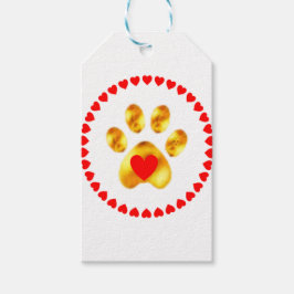 Niedliche und elegante Goldpfanne Geschenkanhänger