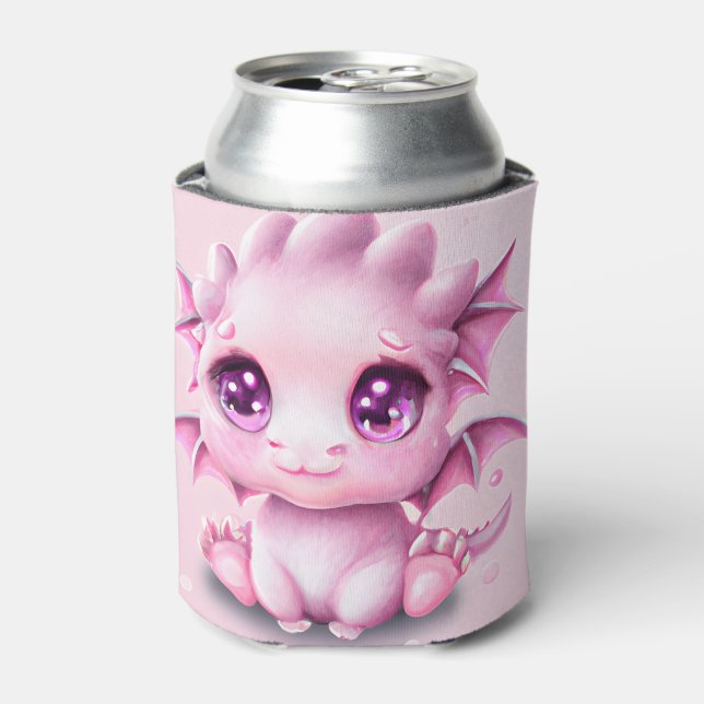 Niedliche und erlesene Fantasie Pink Baby Chibi Dosenkühler (Kanne Vorderseite)