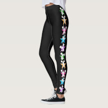 NIEDLICHE UND FARBENE LEGGINGS