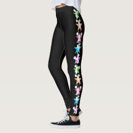 NIEDLICHE UND FARBENE LEGGINGS