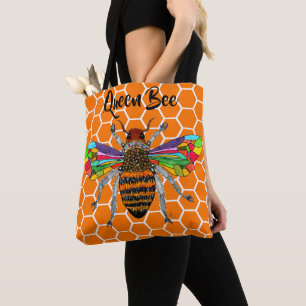 Niedliche und farbenfrohe Bienenvölkertasche