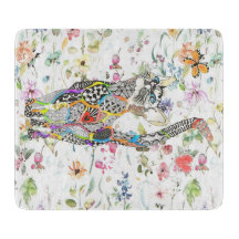 Niedliche und farbenfrohe Blumenkatze