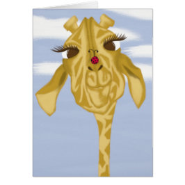 Niedliche und farbenfrohe Giraffe