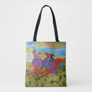 Niedliche und farbenfrohe italienische Greyhound T
