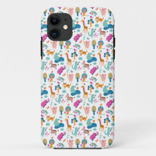 Niedliche und farbenfrohe Jungtiermuster Case-Mate iPhone Hülle