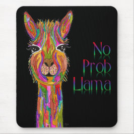 Niedliche und farbenfrohe Lama Mouse Pad Mousepad
