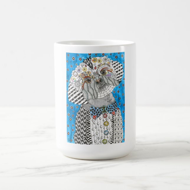 Niedliche und farbenfrohe Shih Tzu Tasse (Mittel)
