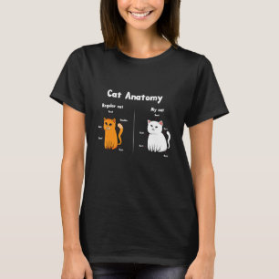 Niedliche und Katzenanatomie-Meme als Haustiere T-Shirt