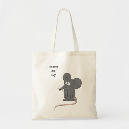 Niedliche und kleine Maus Tragetasche