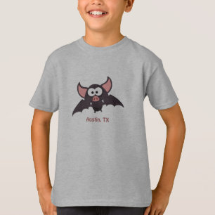 Niedliche und lustige Austin Texas Cartoon Bat T-Shirt