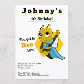 Niedliche und lustige Einladung zum Geburtstag ein