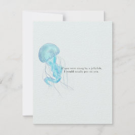 Niedliche und lustige Grußkarte Mitteilungskarte