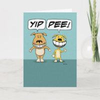 Niedliche und lustige Hunde Sprichwort Glückwünsch