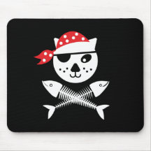 Niedliche und lustige Piratenkatze