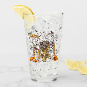 Niedliche und lustige Spooky-böse Katzen Glas