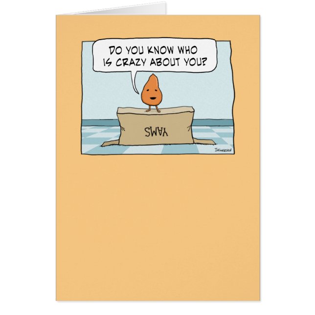 Niedliche und lustige Yamswurzel-Liebe (Vorne)