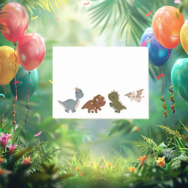 Niedliche und moderne Boho Dinosaurier Post-it Klebezettel (Discover the charm of our cute and modern boho dinosaur Post-it notes)