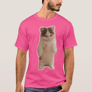Niedliche und sonnige Stehende Katze oder Kätzchen T-Shirt