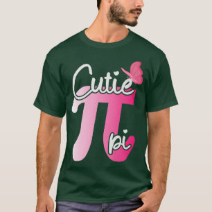 Niedliche und sonnige Süsse Pi Math Pie Butterfly T-Shirt
