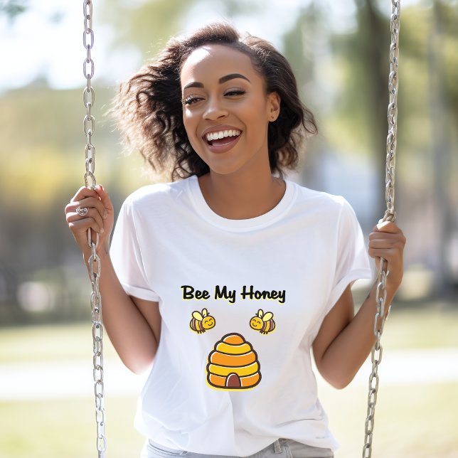 Niedliche und süße Biene Mein Honey Beehive T - Sh T-Shirt (Von Creator hochgeladen)