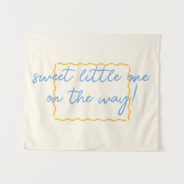 Niedliche und trendy Babydusche Wandteppich