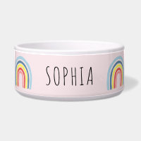 Niedliche und trendy Rainbow Dog Bowl