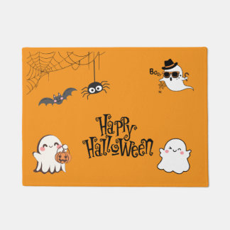 Niedliche und unangenehme Halloween-Türmatte Fußmatte