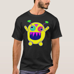 niedliche und verrückte Monster T-Shirt