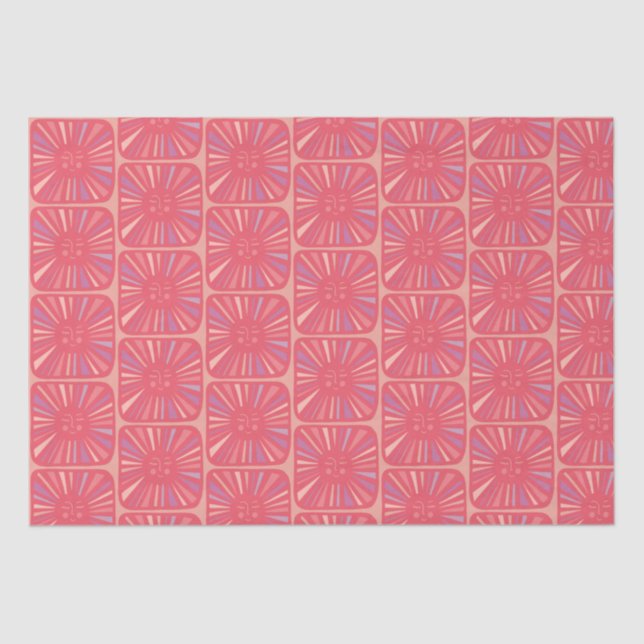 Niedliche und zauberhafte Sonnencreme Seidenpapier (Vorderseite)