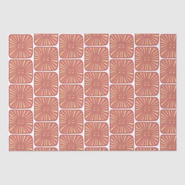 Niedliche und zauberhafte Sonnencreme Seidenpapier (Vorderseite)