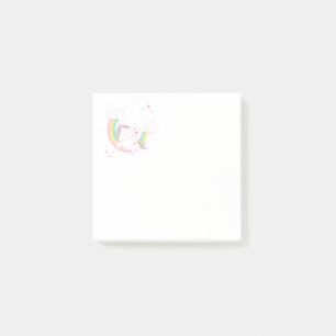 Niedliche Unicorn-Anmerkungen Post-it Klebezettel