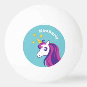 Niedliche Unicorn Ping pong Bälle für Tischtennis Tischtennisball