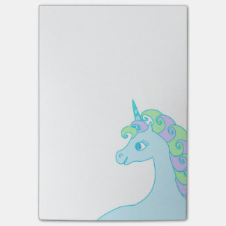niedliche Unicorn Post-Itanmerkungen Post-it Klebezettel