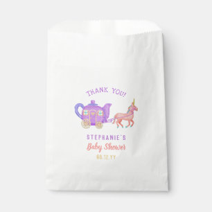 Niedliche Unicorn-Tee-Party-Baby-Dusche danken Geschenktütchen