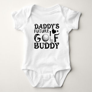 niedliche unisex Daddy's kleine Golffreunde mit Ku Baby Strampler