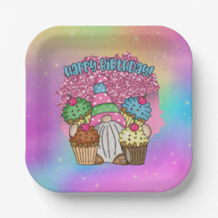 niedliche Unisex  Pappteller